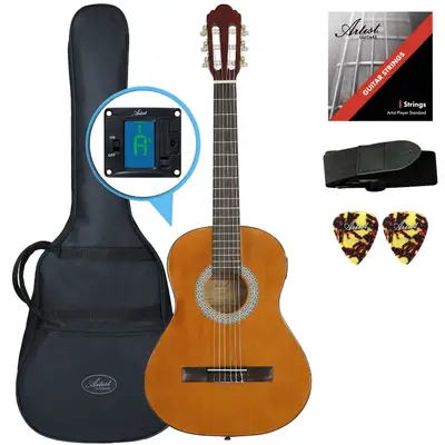 Artist CL34AML Left Handed 3/4 Classical Nylon String Guitar